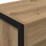 vidaXL Knižnica 2 pcs Remeselnícky dub 80 x 30 x 155 cm – Obrázok 8