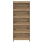 vidaXL Knižnica 2 pcs Remeselnícky dub 80 x 30 x 189,5 cm – Obrázok 5