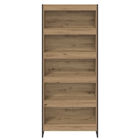 vidaXL Knižnica 2 pcs Remeselnícky dub 80 x 30 x 189,5 cm – Obrázok 5