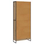 vidaXL Knižnica 2 pcs Remeselnícky dub 80 x 30 x 189,5 cm – Obrázok 7