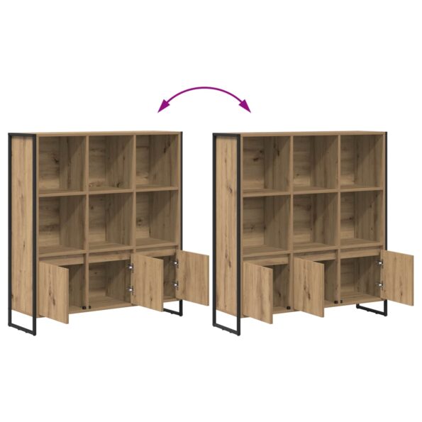 vidaXL Knižnica 2 pcs Remeselnícky dub 99,5 x 30 x 108 cm – Obrázok 11