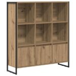 vidaXL Knižnica 2 pcs Remeselnícky dub 99,5 x 30 x 108 cm – Obrázok 2