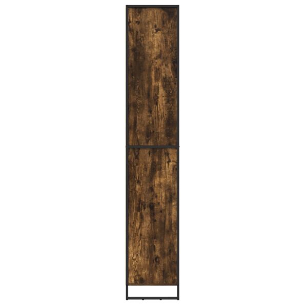 vidaXL Vysoké skrinky 2 pcs Dymová dub 60 x 36 x 200 cm – Obrázok 7