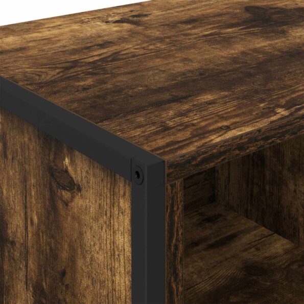 vidaXL Servírovacia skriňa 2 pcs Dymová dub 81 x 36 x 150.5 cm – Obrázok 9