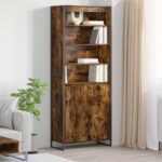 vidaXL Vysoké skrinky 2 pcs Dymová dub 60 x 36 x 300 cm