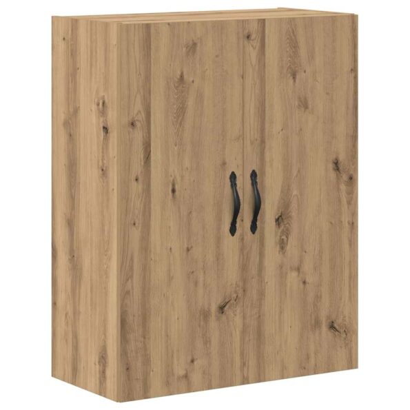 vidaXL Highboard 2 pcs Remeselný dub Konštrukčné drevo a sklo – Obrázok 5