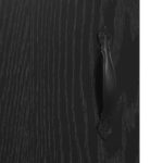 vidaXL Highboard 2 pcs Čierny dub Konštrukčné drevo a sklo – Obrázok 13