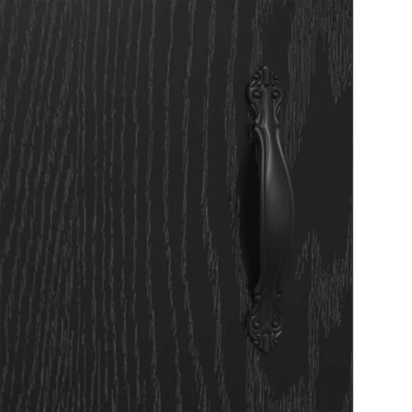 vidaXL Highboard 2 pcs Čierny dub Kompozitné drevo – Obrázok 13