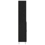 vidaXL Highboard 2 pcs Čierny dub Kompozitné drevo – Obrázok 9