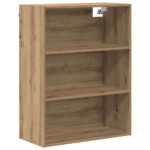 vidaXL Highboard Remeselný dub 69,5 x 34 x 180 cm – Obrázok 5