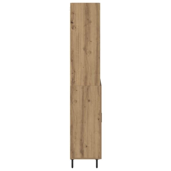 vidaXL Highboard Remeselný dub 69,5 x 34 x 180 cm – Obrázok 9