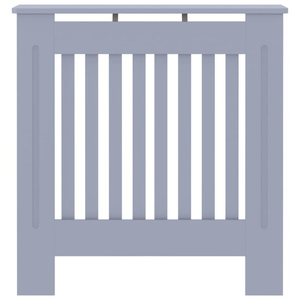 vidaXL Kryt radiátora 2 pcs Sivá 78 x 19 x 81.5 cm Kompozitné drevo – Obrázok 4