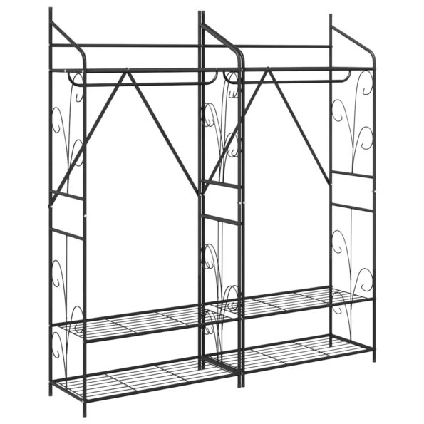 vidaXL Otvorená skriňa Jednofarebný – Obrázok 2