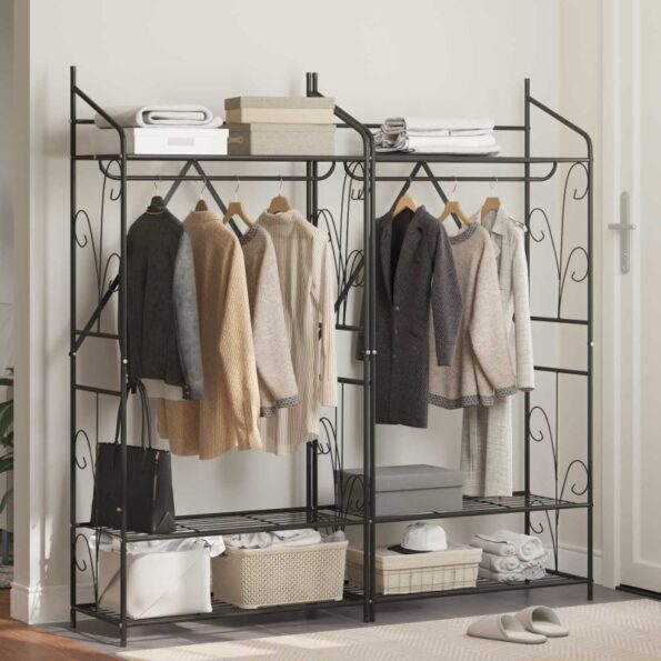 vidaXL Otvorená skriňa Jednofarebný – Obrázok 4