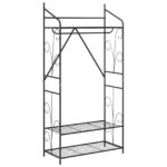 vidaXL Otvorená skriňa Jednofarebný – Obrázok 5