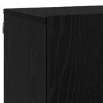 vidaXL TV jednotky Nástenný 6 pcs Čierny dub Kompozitné drevo – Obrázok 10