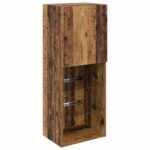 TV nástenné jednotky s LED 5 pcs Staré drevo 40,5 x 30 x 102 cm – Obrázok 7