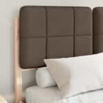vidaXL Rám postele s čalúneným čelom Sivohnedá 120 x 190 cm – Obrázok 3