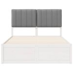 vidaXL Rám postele s čalúneným čelom Svetlosivá 120 x 200 cm – Obrázok 5