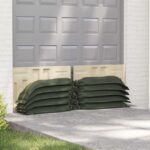 vidaXL Vrecia s pieskom 25 pcs Tmavozelená 120 x 27 cm HDPE