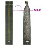 vidaXL Vrecia s pieskom 25 pcs Tmavozelená 120 x 27 cm HDPE – Obrázok 9