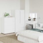 vidaXL Úložné skrine 2 pcs Biela 80 x 48 x 105 cm Kompozitné drevo