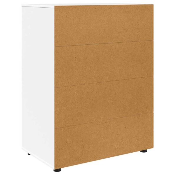 vidaXL Úložné skrine 2 pcs Biela 80 x 48 x 105 cm Kompozitné drevo – Obrázok 10
