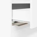 vidaXL Úložné skrine 2 pcs Biela 80 x 48 x 105 cm Kompozitné drevo – Obrázok 11