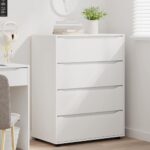 vidaXL Úložné skrine 2 pcs Biela 80 x 48 x 105 cm Kompozitné drevo – Obrázok 5