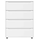 vidaXL Úložné skrine 2 pcs Biela 80 x 48 x 105 cm Kompozitné drevo – Obrázok 8