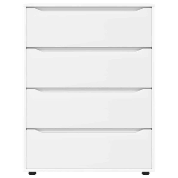 vidaXL Úložné skrine 2 pcs Biela 80 x 48 x 105 cm Kompozitné drevo – Obrázok 8