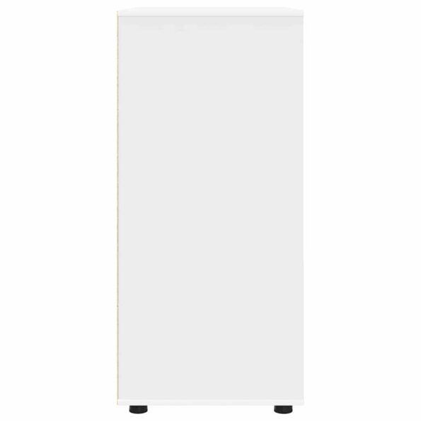 vidaXL Úložné skrine 2 pcs Biela 80 x 48 x 105 cm Kompozitné drevo – Obrázok 9