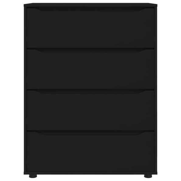 vidaXL Úložné skrine 2 pcs Čierna 80 x 48 x 105 cm Kompozitné drevo – Obrázok 8