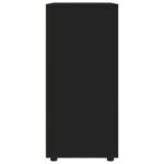 vidaXL Úložné skrine 2 pcs Čierna 80 x 48 x 105 cm Kompozitné drevo – Obrázok 9