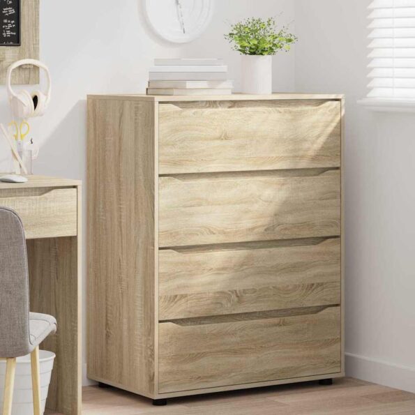 vidaXL Úložné skrine 2 pcs Sonoma dub 80 x 48 x 105 cm – Obrázok 5