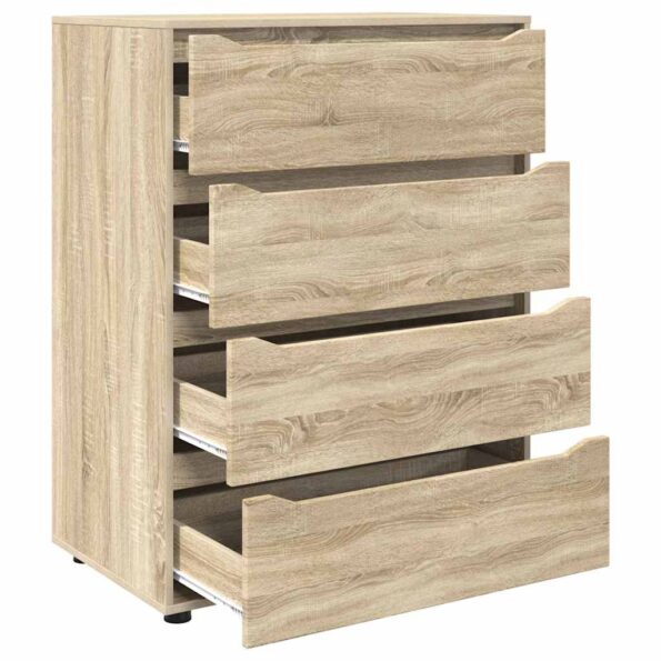 vidaXL Úložné skrine 2 pcs Sonoma dub 80 x 48 x 105 cm – Obrázok 7