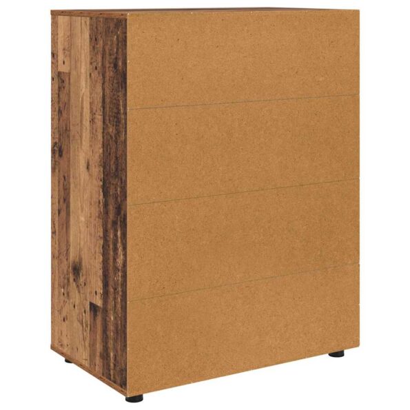 vidaXL Úložné skrine 2 pcs Staré drevo 80 x 48 x 105 cm – Obrázok 10