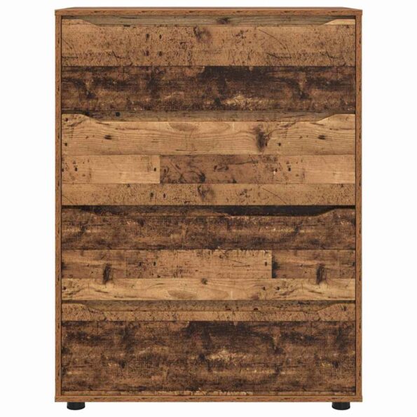 vidaXL Úložné skrine 2 pcs Staré drevo 80 x 48 x 105 cm – Obrázok 8