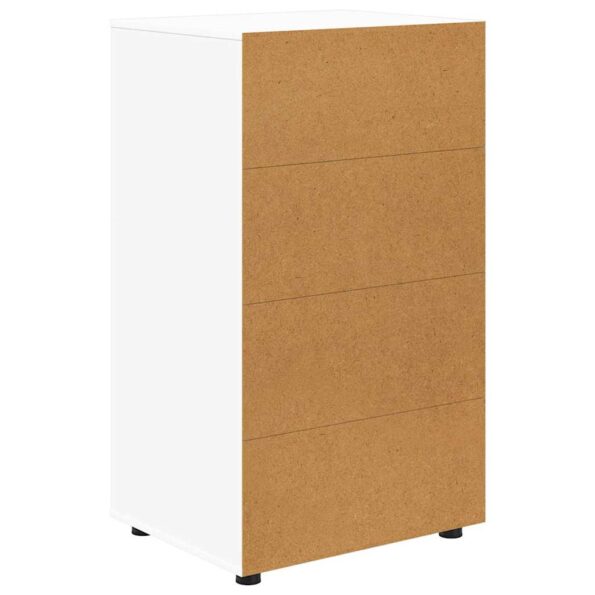 vidaXL Úložné skrine 2 pcs Biela 60 x 48 x 105 cm Kompozitné drevo – Obrázok 10