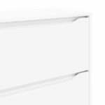 vidaXL Úložné skrine 2 pcs Biela 60 x 48 x 105 cm Kompozitné drevo – Obrázok 12