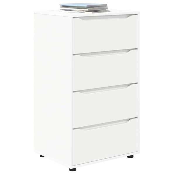 vidaXL Úložné skrine 2 pcs Biela 60 x 48 x 105 cm Kompozitné drevo – Obrázok 3