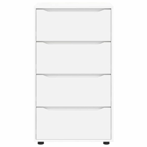 vidaXL Úložné skrine 2 pcs Biela 60 x 48 x 105 cm Kompozitné drevo – Obrázok 8