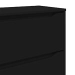 vidaXL Úložné skrine 2 pcs Čierna 60 x 48 x 105 cm Kompozitné drevo – Obrázok 12