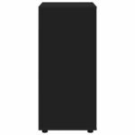 vidaXL Úložné skrine 2 pcs Čierna 60 x 48 x 105 cm Kompozitné drevo – Obrázok 9