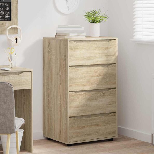 vidaXL Úložné skrine 2 pcs Sonoma dub 60 x 48 x 105 cm – Obrázok 5