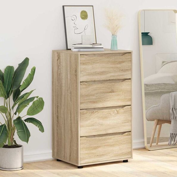vidaXL Úložné skrine 2 pcs Sonoma dub 60 x 48 x 105 cm – Obrázok 6