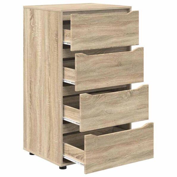 vidaXL Úložné skrine 2 pcs Sonoma dub 60 x 48 x 105 cm – Obrázok 7