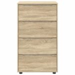 vidaXL Úložné skrine 2 pcs Sonoma dub 60 x 48 x 105 cm – Obrázok 8
