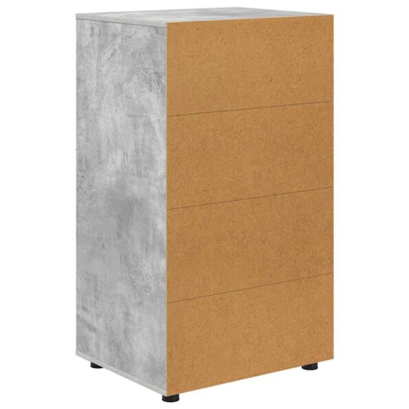 vidaXL Úložné skrine 2 pcs Betónová šedá 60 x 48 x 105 cm – Obrázok 10