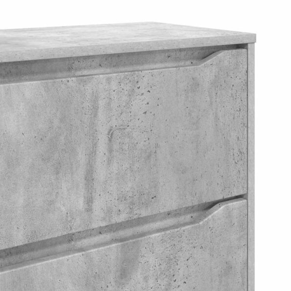vidaXL Úložné skrine 2 pcs Betónová šedá 60 x 48 x 105 cm – Obrázok 12